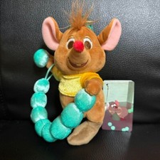 LAST ONE peluche rideau pompon Disney Store Japon Cendrillon souris Gus NEUF