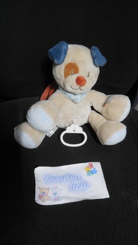 Doudou peluche musical chien - peluche,