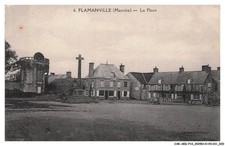 CAR-AEGP10-0564-50 - FLAMANVILLE - la place