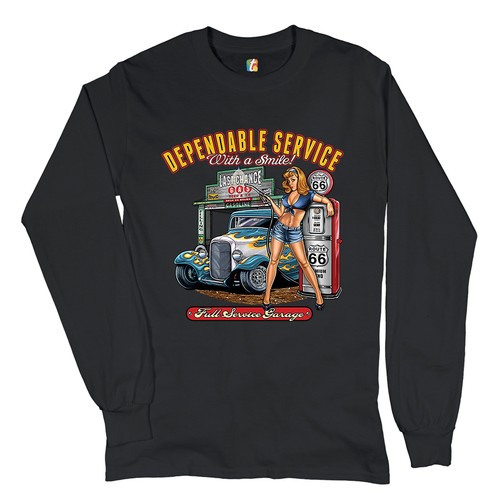 Dependable service long - long, sleeve