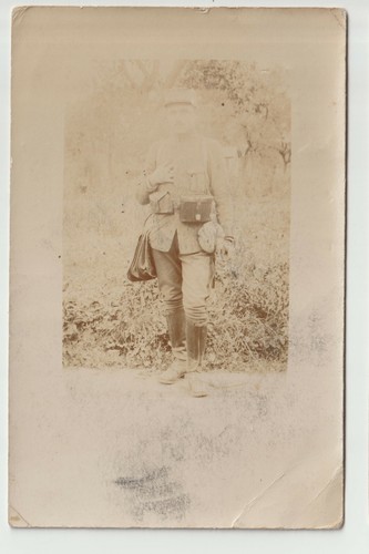 Carte photo poilu - carte,