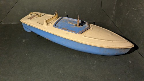 Jouet ancien canot - ancien,