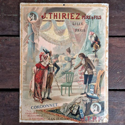 Ancien carton publicitaire - , «