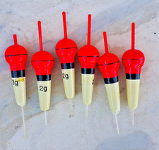 Lot de 6 flotteurs neufs pour pêche au blanc en étang