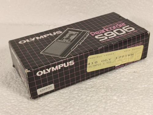 Olympus s906 pearlcorder - olympus,