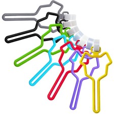 7pcs Dog Leash Poop de à déchets de portefeuille POOT PORTEUR Clip