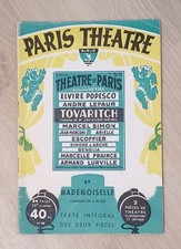 Ancienne revue Paris Théâtre
