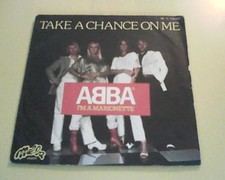 45 TOURS SP ABBA TAKE A CHANCE FOR ME VOGUE   140 357  DE 1977