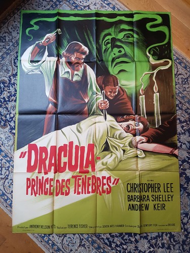 Affiche litho 1966 dracula - affiche,