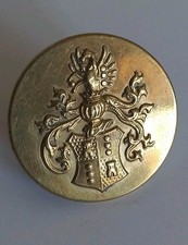 Bouton ancien de livrée, à identifier. 29mm. 11g.