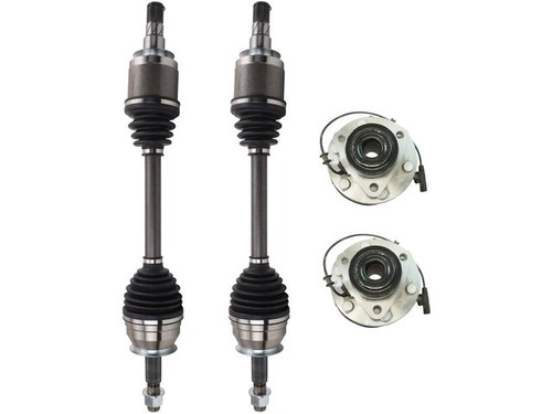 Axle and wheel - axle, hub