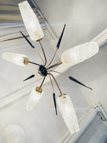 Lustre ancien branches 5 - lustre,