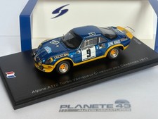 SPARK ALPINE A110 TURBO #9 VAINQUEUR CRITERIUM DES CEVENNES 1972 1:43