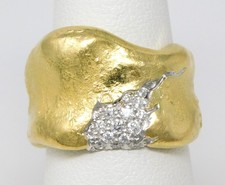 18 kt Yellow & White Gold