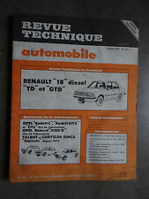 REVUE TECHNIQUE AUTOMOBILE RTA