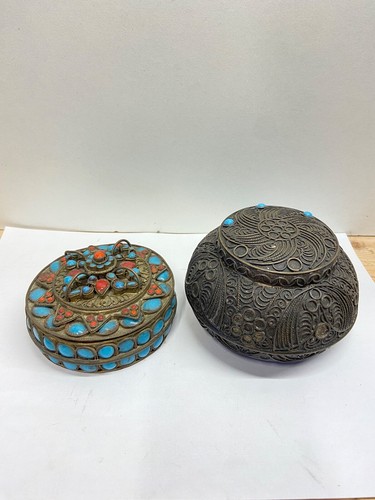 Lot boites bijoux en - 2, à