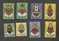 Série  étiquettes  allumettes  Pologne V9 Bateau Caravelle  Voilier     