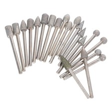 Ensemble de 20 forets mèches pour sculpture sur pierre, outils rotatifs,