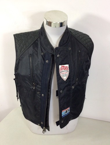 Ducati vintage vest black - vintage,