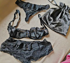 Ensemble de 3 pièces(soutien-gorge + string+shorty)  Aubade sexy 85B