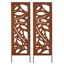 Pare-vue en métal 2 x 160 cm