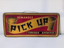 Plaque Tôle Publicitaire Pick Up Apéritif Tonic - Bar Ancien ( No Émaillée )
