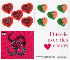 France 2000 Yves St Laurent BC 27 Coeurs adhésifs Neuf **