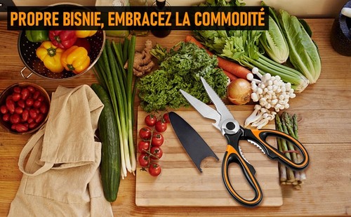 Ciseaux cuisine cranteur - cuisine,