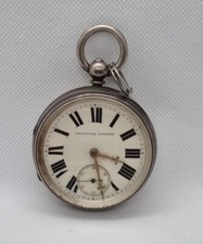 MONTRE DE POCHE ANGLAISE Improved Patent argent sterling H621