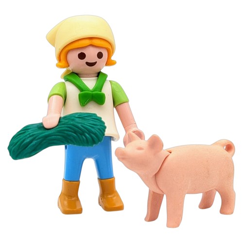 Playmobil figurine fille vert