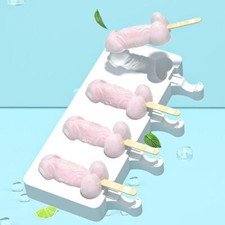 Mini moules à glace, moule à gâteau en forme de pénis sexy, moule à glaçons en =