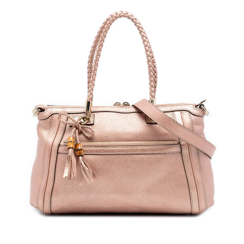 Gucci metallic pebbled cuir - metallic, de