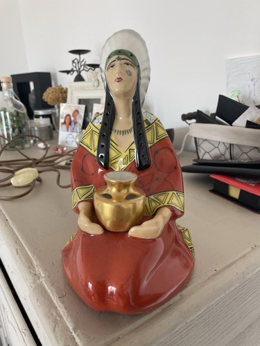 Une veilleuse porcelaine - en,