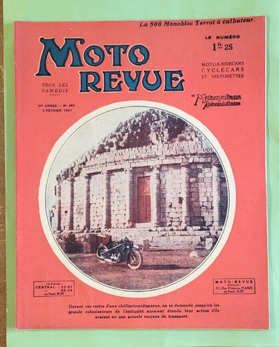 Moto revue 465 02 1932 - , n°465