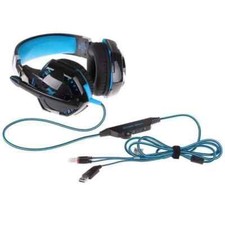 Kotion Each G2000 Stéréo Casque de Jeu Filaire gamer  Micro PS4 Xbox One PC LED
