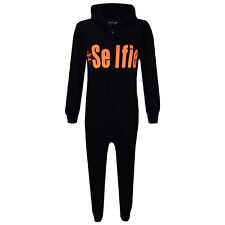 Enfants Garçons # Selfie Noir et Orange A2Z Combinaison one piece Été Pyjama