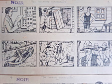 2 planches de BD originales