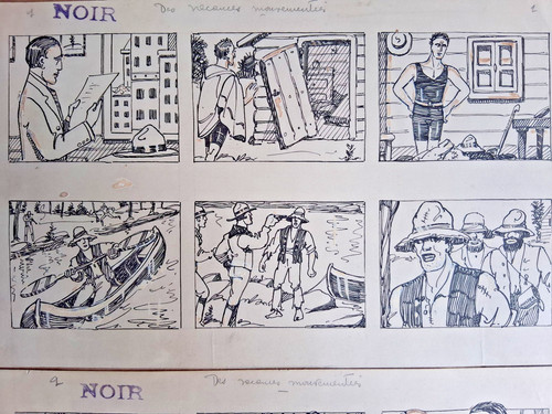 Planches bd originales - planches, de