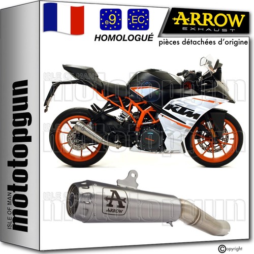 Arrow pot echappement approuve - arrow,