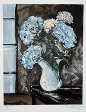 Hortensias LITHOGRAPHIE