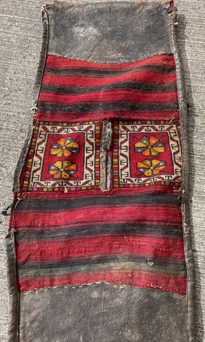 Ancien tapis selle - du,