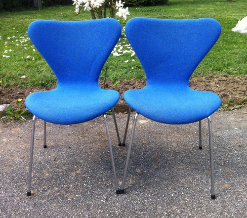 Paire chaises arne - de, de