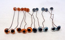 Lot 10 paires yeux en sulfure