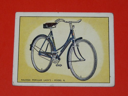 Bicycle raleigh card 1957 - card,