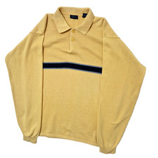 Pull Polo Homme Izod L Jaune
