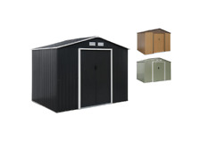 Abri De Jardin En Métal 5.29 m2 Cabane Métallique Remise Hangar Rangement Outils