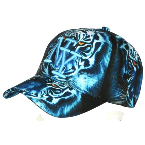 Casquette tigre noir bleu - ny,