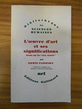 L'oeuvre d'art et ses