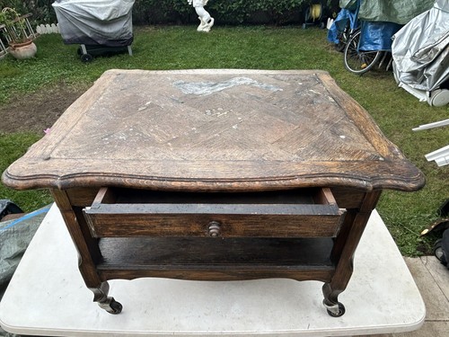 Table basse ancienne bois