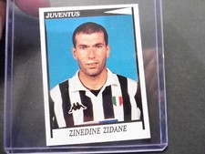 COLLECTOR IMAGE FOOT  ZINEDINE ZIDANE PANINI 1999  JUVENTUS  !